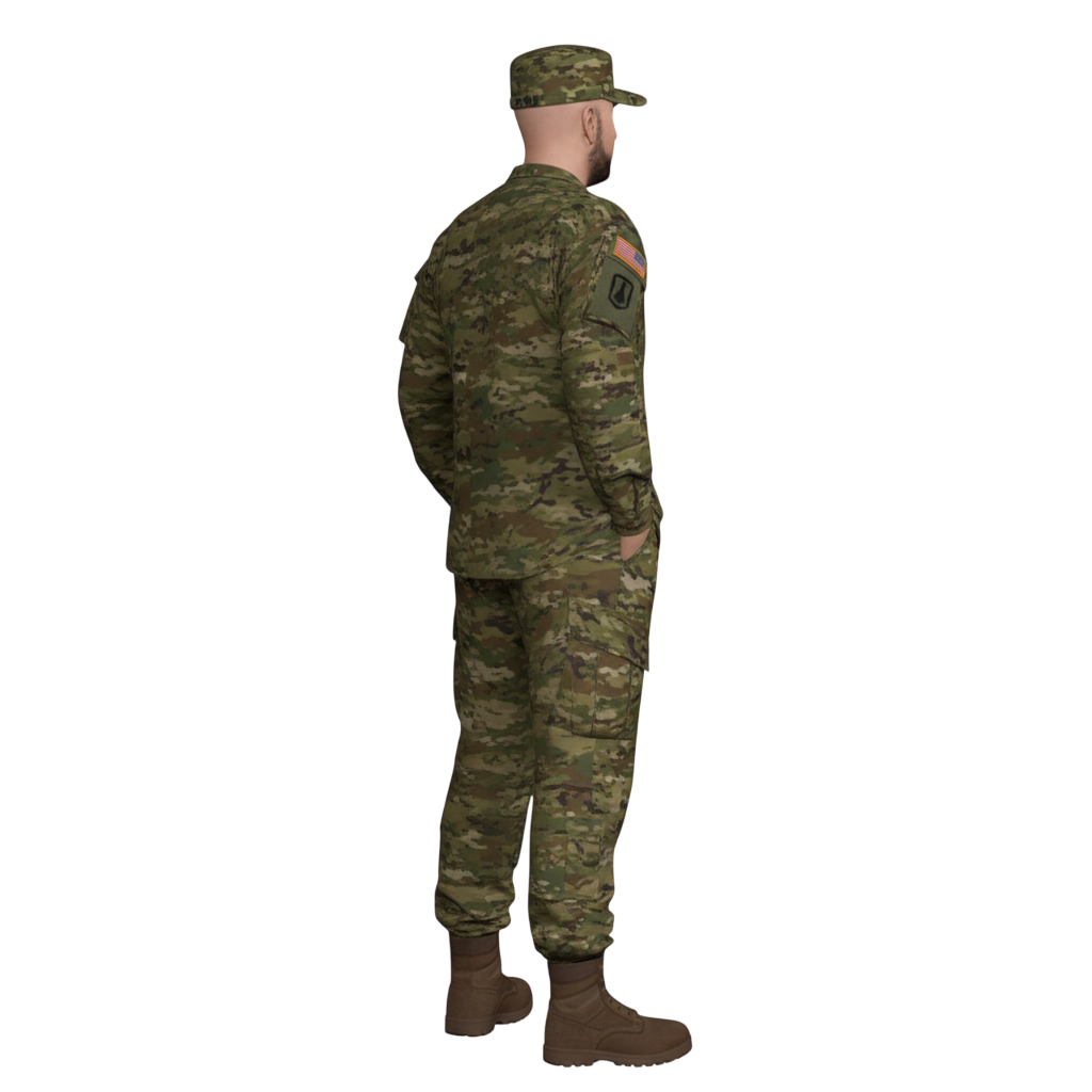 Customized Ultra-High-Definition 3D Printed Full-Color Resin Military Honor Figurine