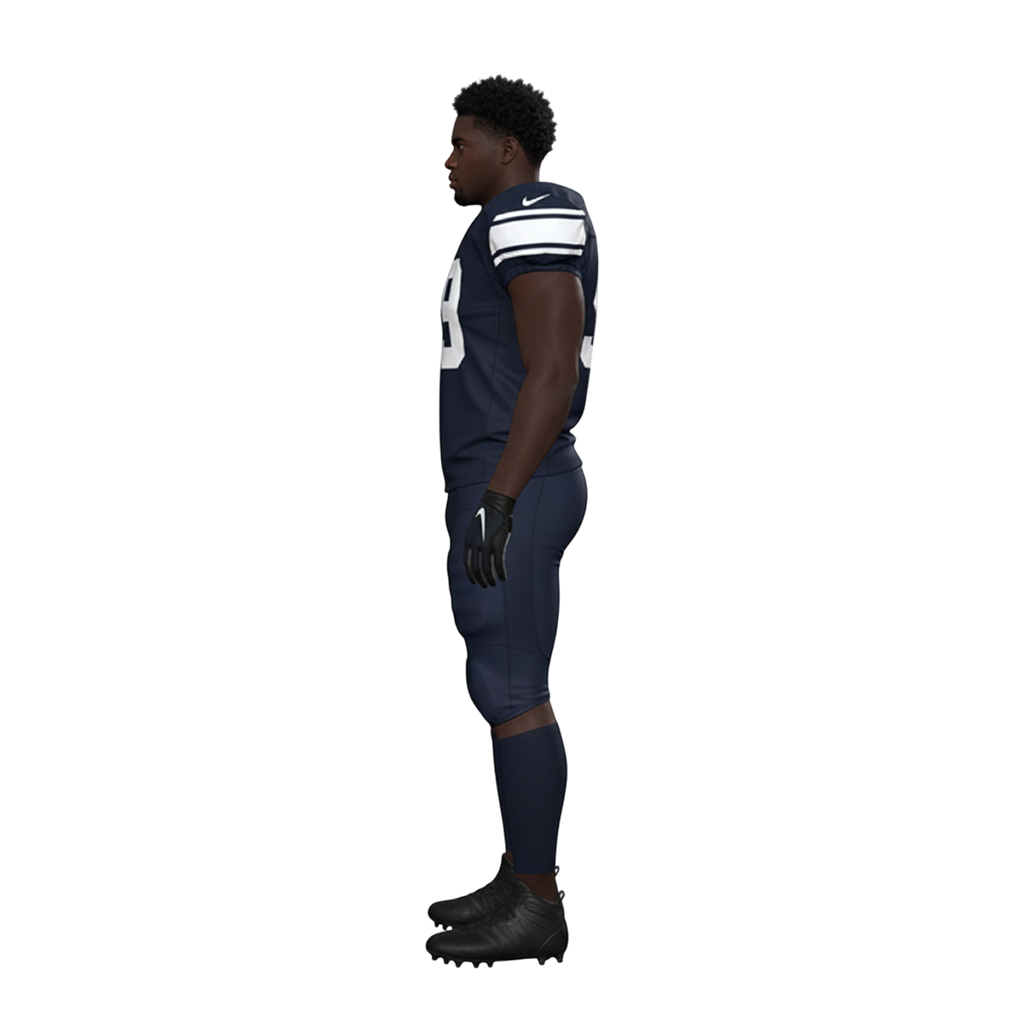 Rugby Charge Customized Ultra-High-Definition 3D Printed Full-Color Resin Figurine